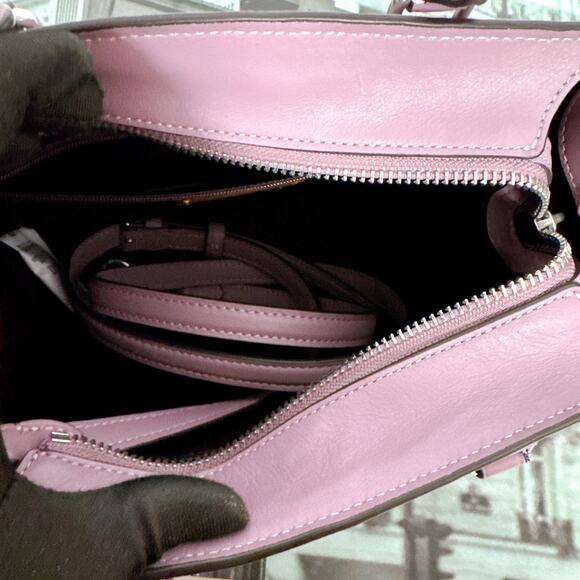 Coach CY670 Maggie Small Tote Bag In Signature Leather IN Jasmine - Picture 5 of 7